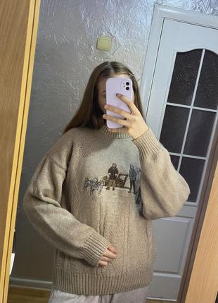 Мужской свитерик с примесью шерсти