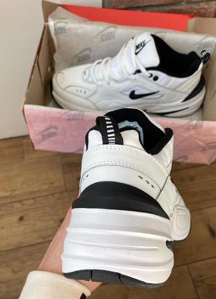 Женские кроссовки nike m2k tekno "white/black"4 фото