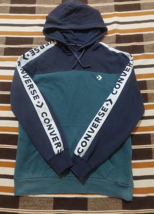Blue converse hoodie new arrivals