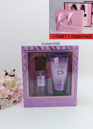 Подарунковий набір love spell від victoria's secret