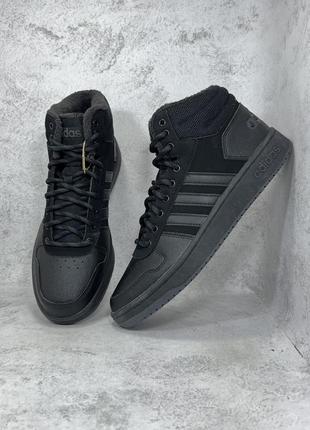 Кроссовки зимние утепленные adidas hoops 2.5 mid