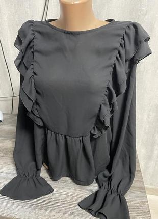 Черная блузка , рубашка , кофточка , женские вещи2 фото
