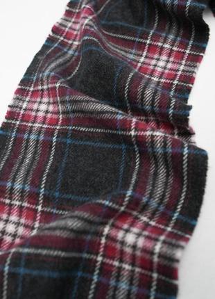 Шерстяний шарф шотландія3 фото