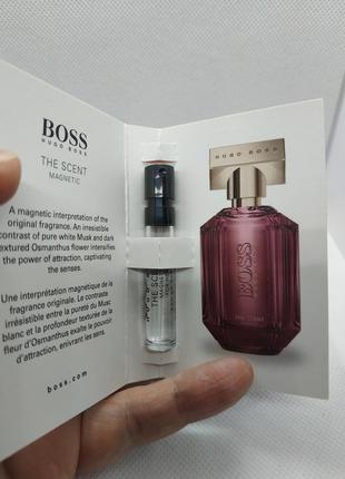 Boss the scent magnetic for her__пробник 1,2 мл.2 фото