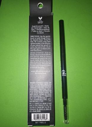 Олівець для брів. e.l.f cosmetics ultra precise brow pencil- neutral brown4 фото