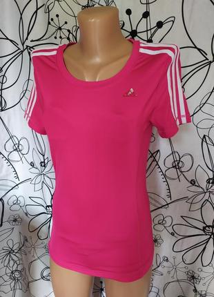 Фірмова спортивна футболка, фуксія,adidas climalite