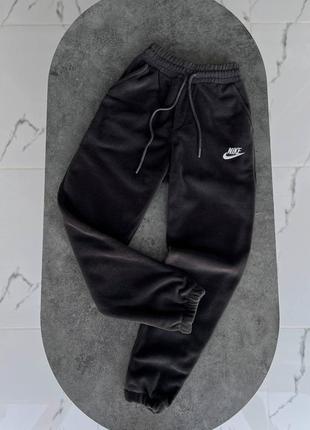 Мужские флисовые спортивные штаны чоловічі флісові спортивні штани nike1 фото
