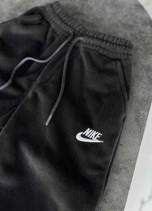 Мужские флисовые спортивные штаны чоловічі флісові спортивні штани nike2 фото