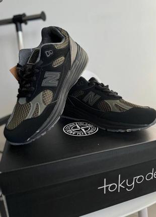 New balance x stone island - стильные и удобные кроссовки, идеальные для покупателей, ценящих комбинацию качества и модного дизайна.6 фото