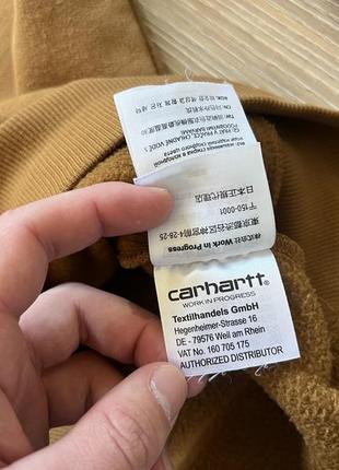 Чоловічий теплий бавовняний светр із кишенею carhartt7 фото