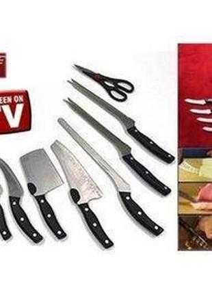 Набор профессиональных кухонных ножей miracle blade 13 в 13 фото