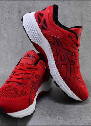 Мужские кроссовки asics meta ride red