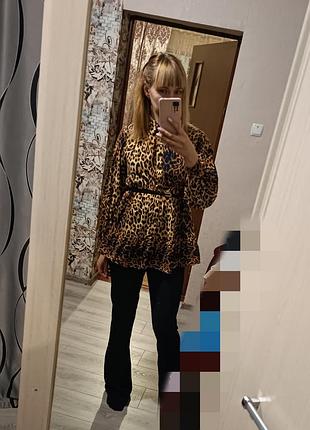 Блуза в леопардовий принт 4