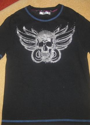 Обалденная черная футболка m&s