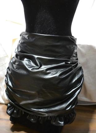 Юбочка,кожам