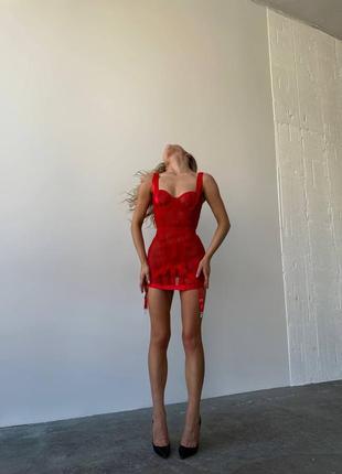 ❤️ соблазнительное красное сексуальное платье ❤️3 фото