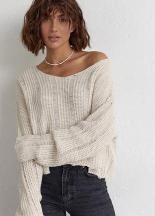 Кофта вязаный свитер