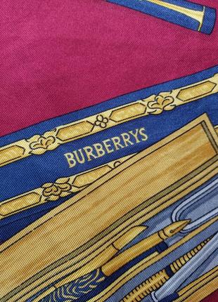 Burberrys винтажный шелковый платок3 фото