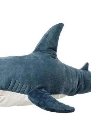 М’яка плюшева іграшка акула shark doll 100 см подушка акула подушка обіймашка salemarket3 фото
