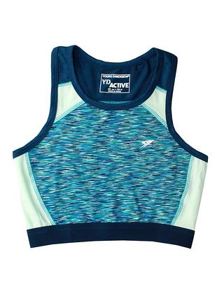 Майка топ спорт blue yd active