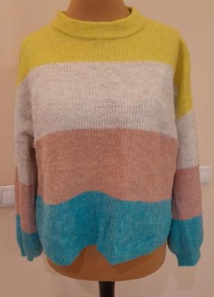 Классний яскравий свитер кофта пуловер8 фото