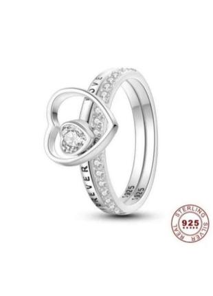 Набор - два кольца серебро silver_pandora original3 фото