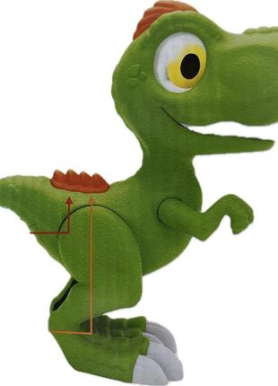Дитяча іграшка динозавр тиранозавр із світловими та звуковими ефектами,  23,5  см2 фото