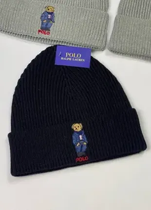 Шапка polo bear ralph lauren оригинал3 фото