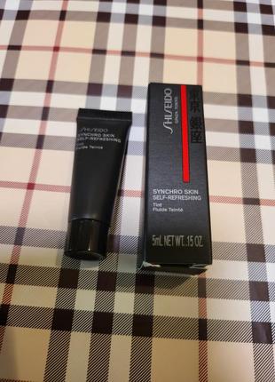 Тональний крем shiseido synchro skin self-refreshing, 5мл.