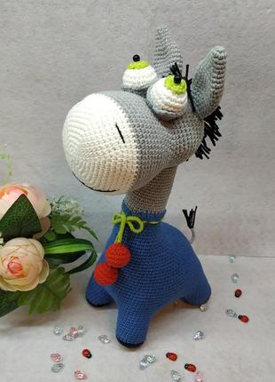 Інтер'єрна іграшка ослик ручної роботи ❤️