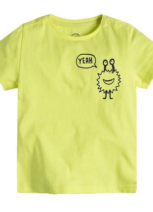 Набор (2 шт) ярких футболок на мальчика или девочку от cool club, размер 74 см (6-12 мес)3 фото