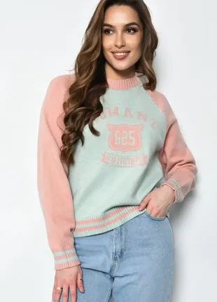 Стильний светр з принтом з написами з цифрами кофта світшот1 фото