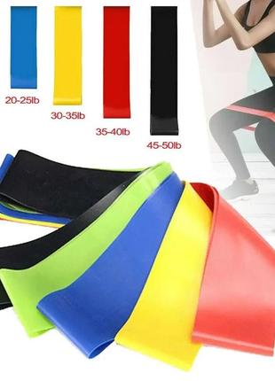 Резинки для фітнесу fitness loop bands комплект 5 шт акция! salemarket