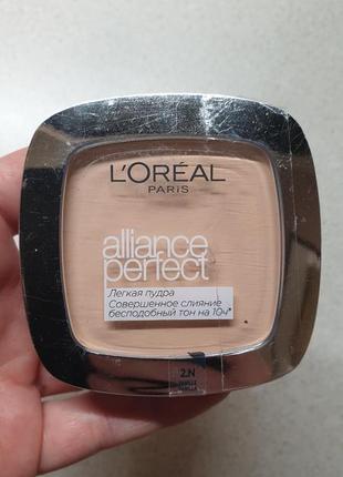 Loreal alliance perfect powder компактна пудра5 фото