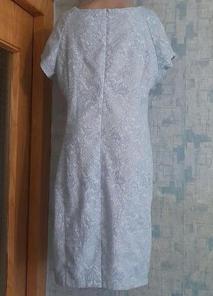 Літнє стрейчеве плаття   з ажурним принтом   new look р 503 фото