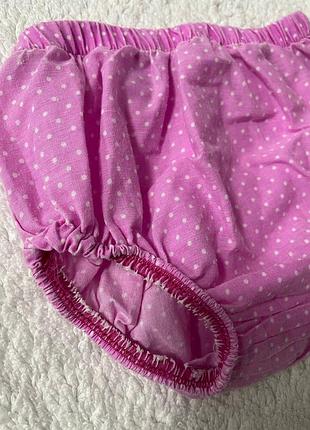 Трусики на памперс у горошок 74-86 розмір3 фото