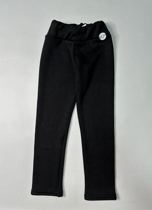 Зимние лосины на меху хорошо тянутся 134,140