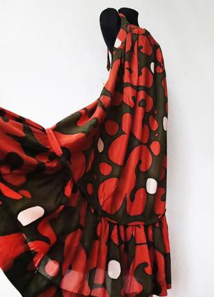 Красивейший сарафан макси marimekko для h&m шелк хлопок