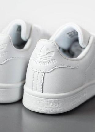 Кроссовки adidas stan smith white,белые кожаные кросовки, білі кросівки, кеди2 фото