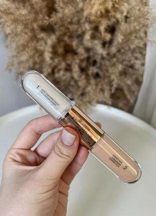 Праймер и консилер kiko milano radiance boost primer concealer duo 022 фото