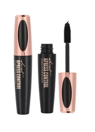 Туш для вій подовжувальна об'ємна 4d vibely volume eyelash, чорний колір, 10 ml2 фото