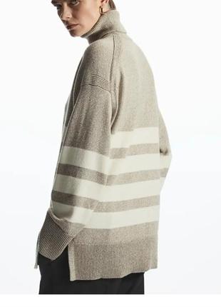Cos свитер размер м оверсайз натуральная шерсть и хлопок уникальный состав