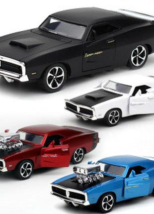 Автомодель металева модель автомобіля додж чарджер 1:32 dodge charger 1970г1 фото