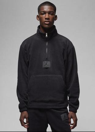 Мужская флисовая кофта nike jordan winterized fleece half-zip1 фото