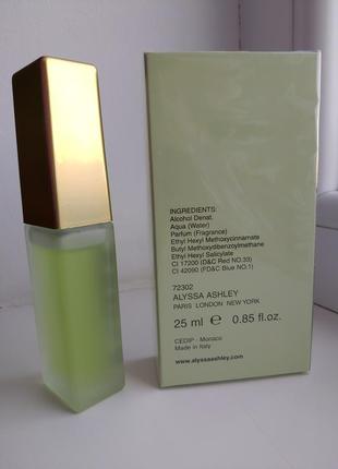 Alyssa ashley green tea essence edt 25 ml3 фото