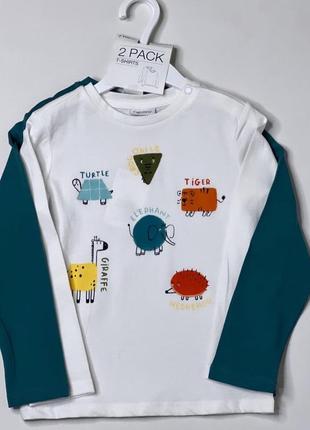 Лонгслив набор 2 шт 🥰 98см(30-36месяц)