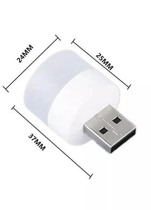 Мініліхтарик для повербанка usb led lamp 1w3 фото