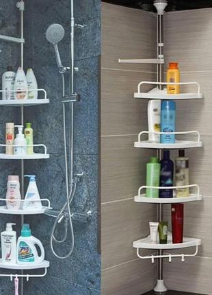 Кутова полиця для ванної кімнати aidesen ads-188 multi corner shelf для того, щоб гель для душу або шампунь у7 фото