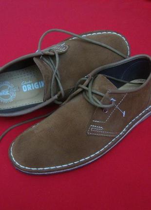 Туфли clarks Safari натур замша 41 размер