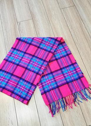 Шотландський шарф 100% бараняча вовна